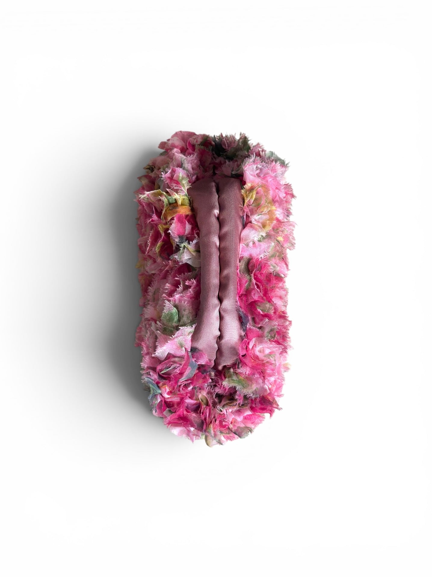 Chloe media fiori fucsia