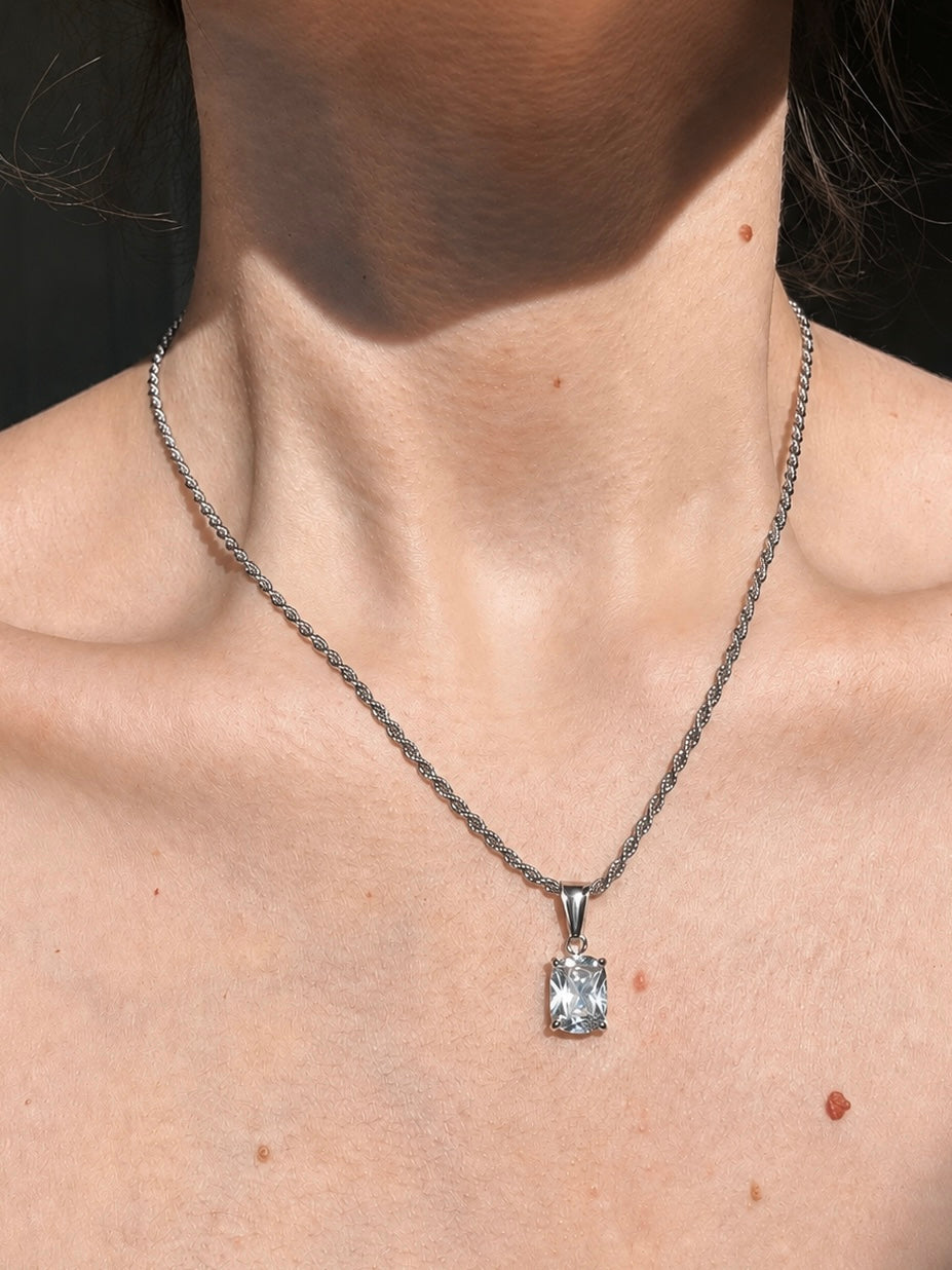 Collana Maia Square argento