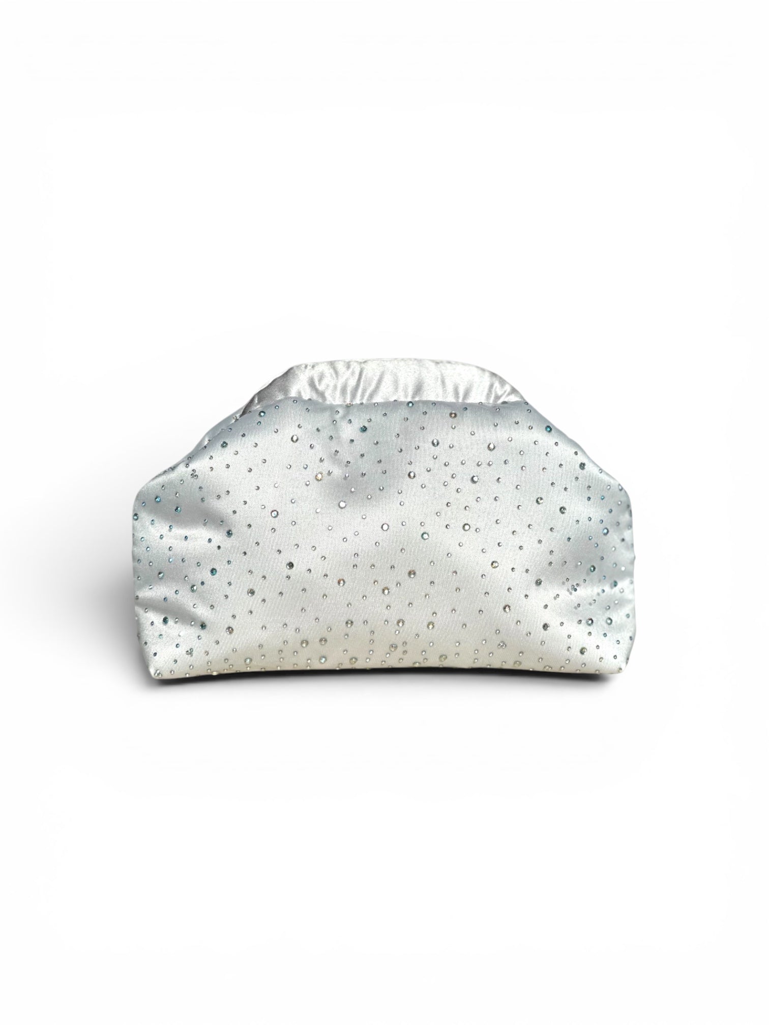 Chloe media strass argento