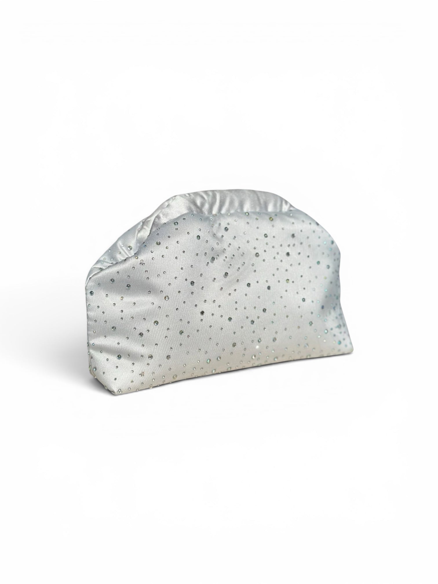 Chloe media strass argento